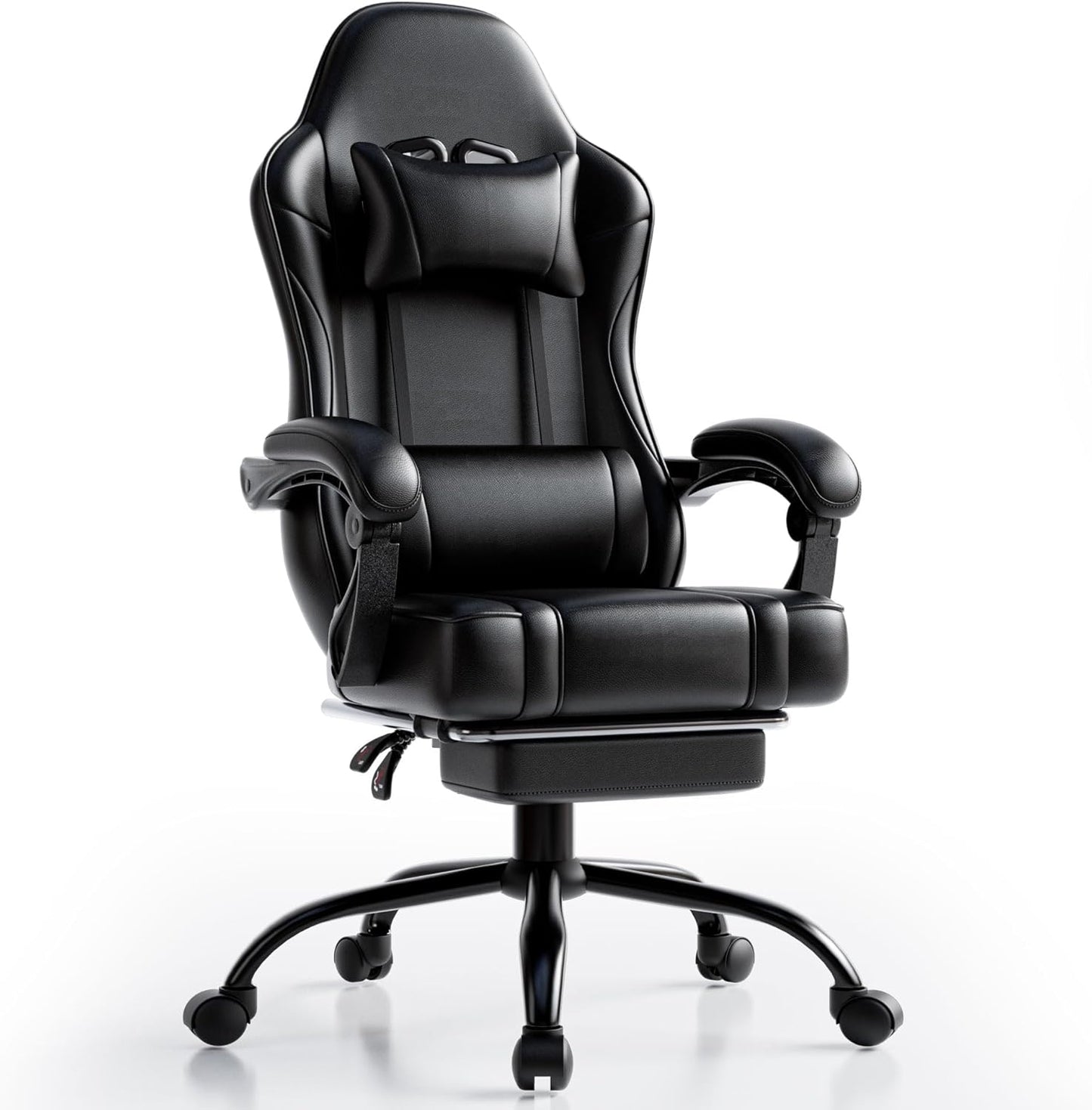 Ergonomic Gaming Chair with Footrest for Ultimate Comfort