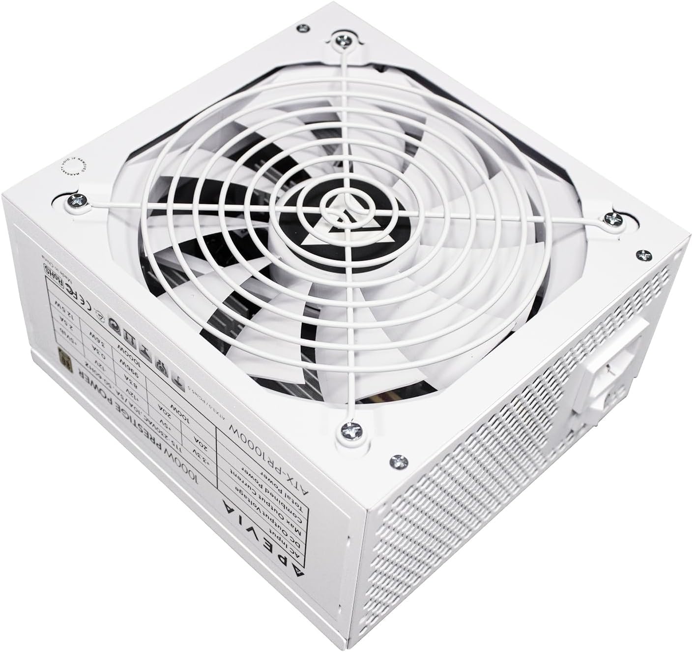 Apevia ATX-PR1000W-WH 1000W 80 Plus Gold Gaming Power Supply