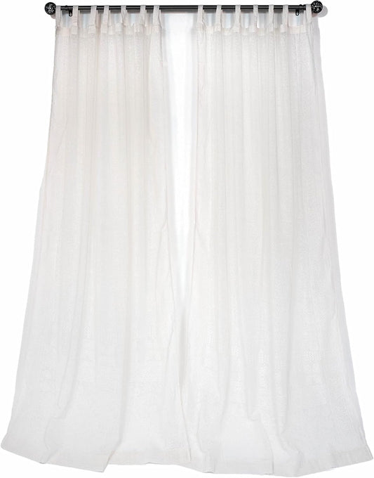 Light-Filtering Sari Colorful Curtains for Boho Home Decor