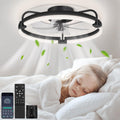 OUTON 20in Ceiling Fan with Light, Remote & App Control - Quiet Low