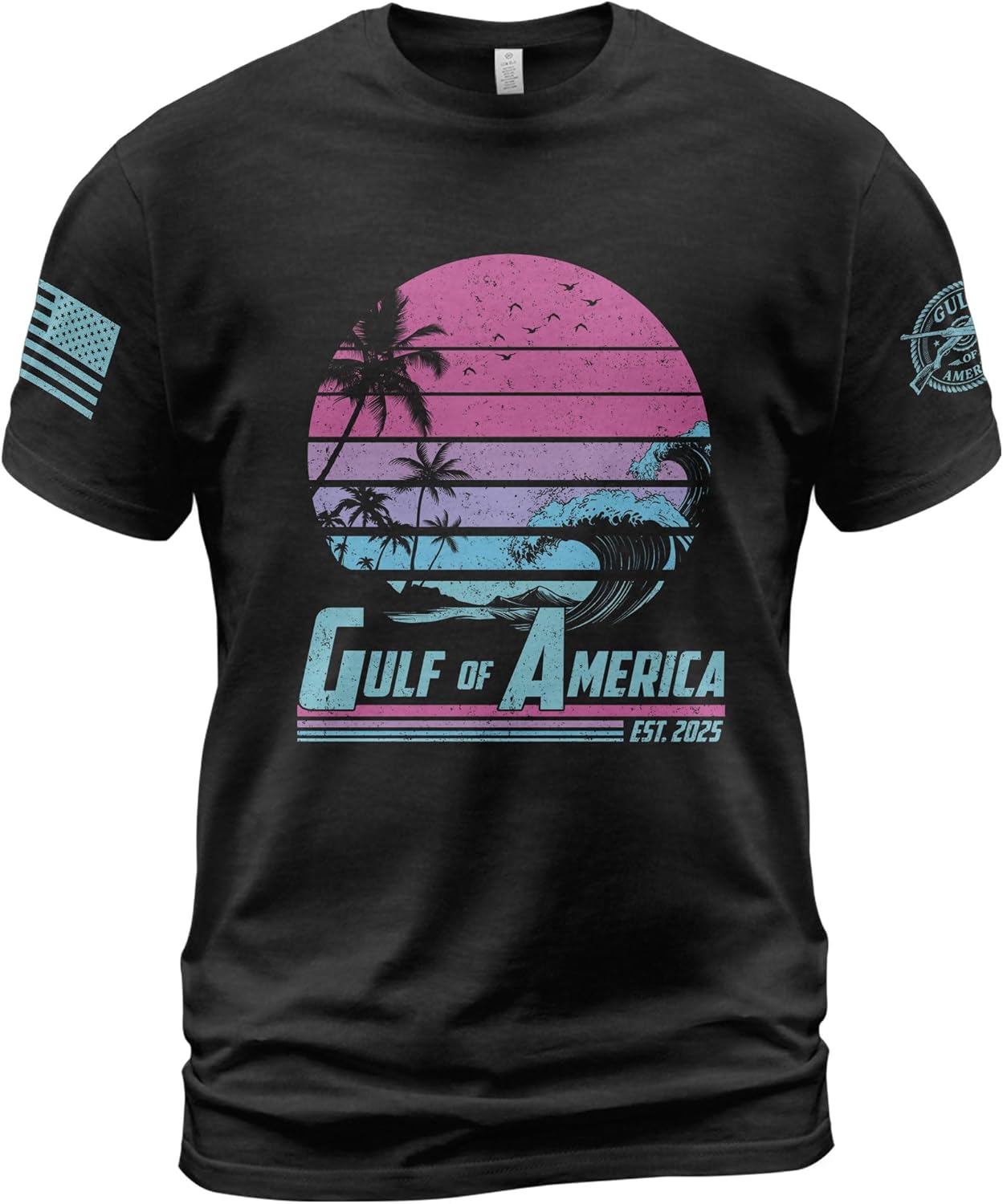 Gulf of America Tee - Vintage Political Style!