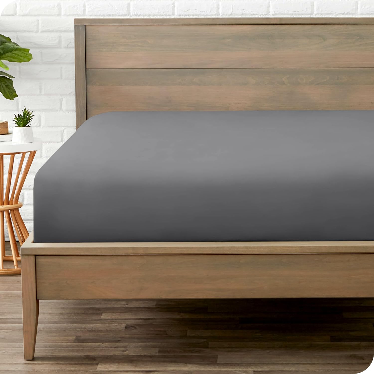 Bare Home Split Head Flex King Fitted Sheet - Ultra-Soft Luxury