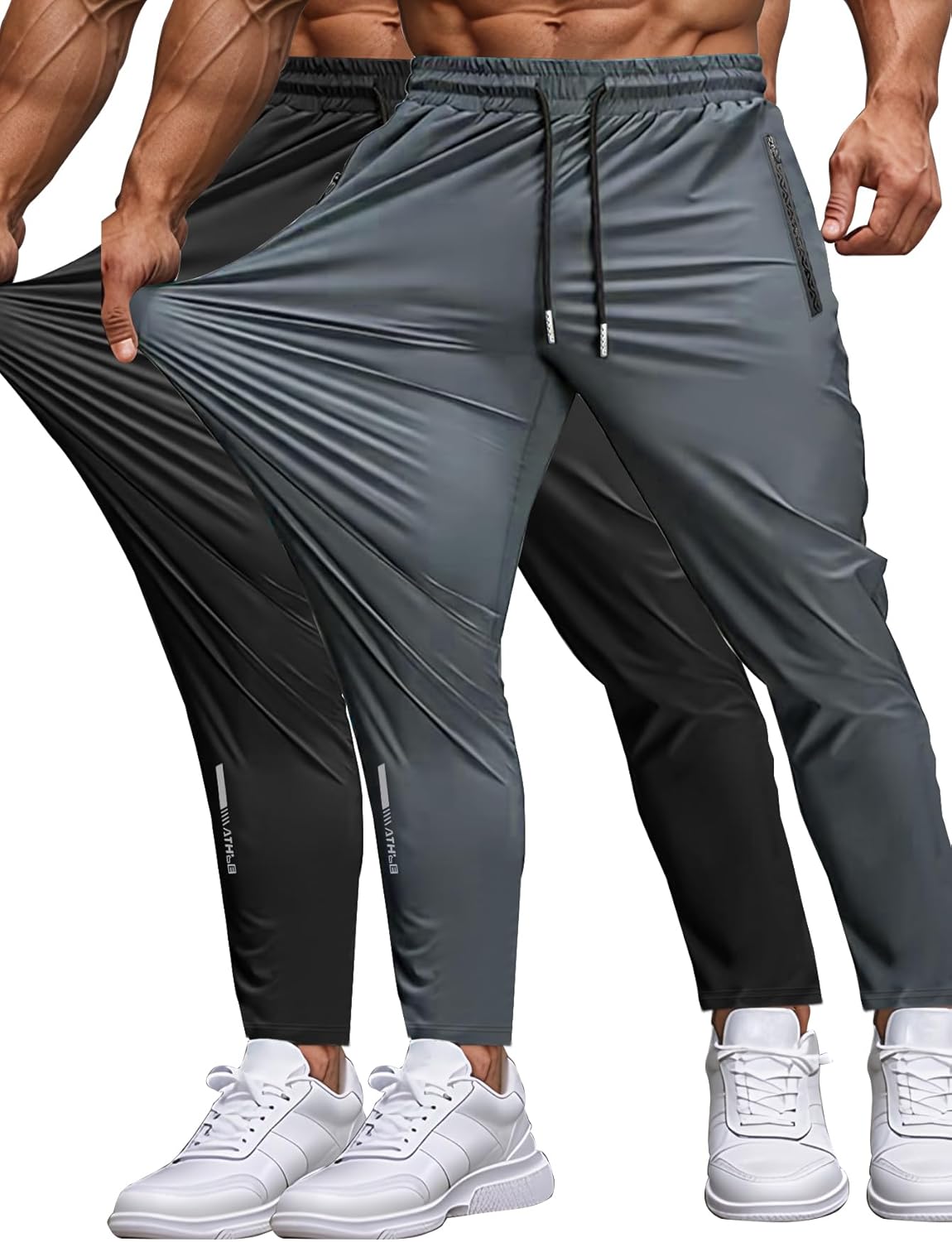 Men's Lightweight Active Sweatpants for Running and Yoga