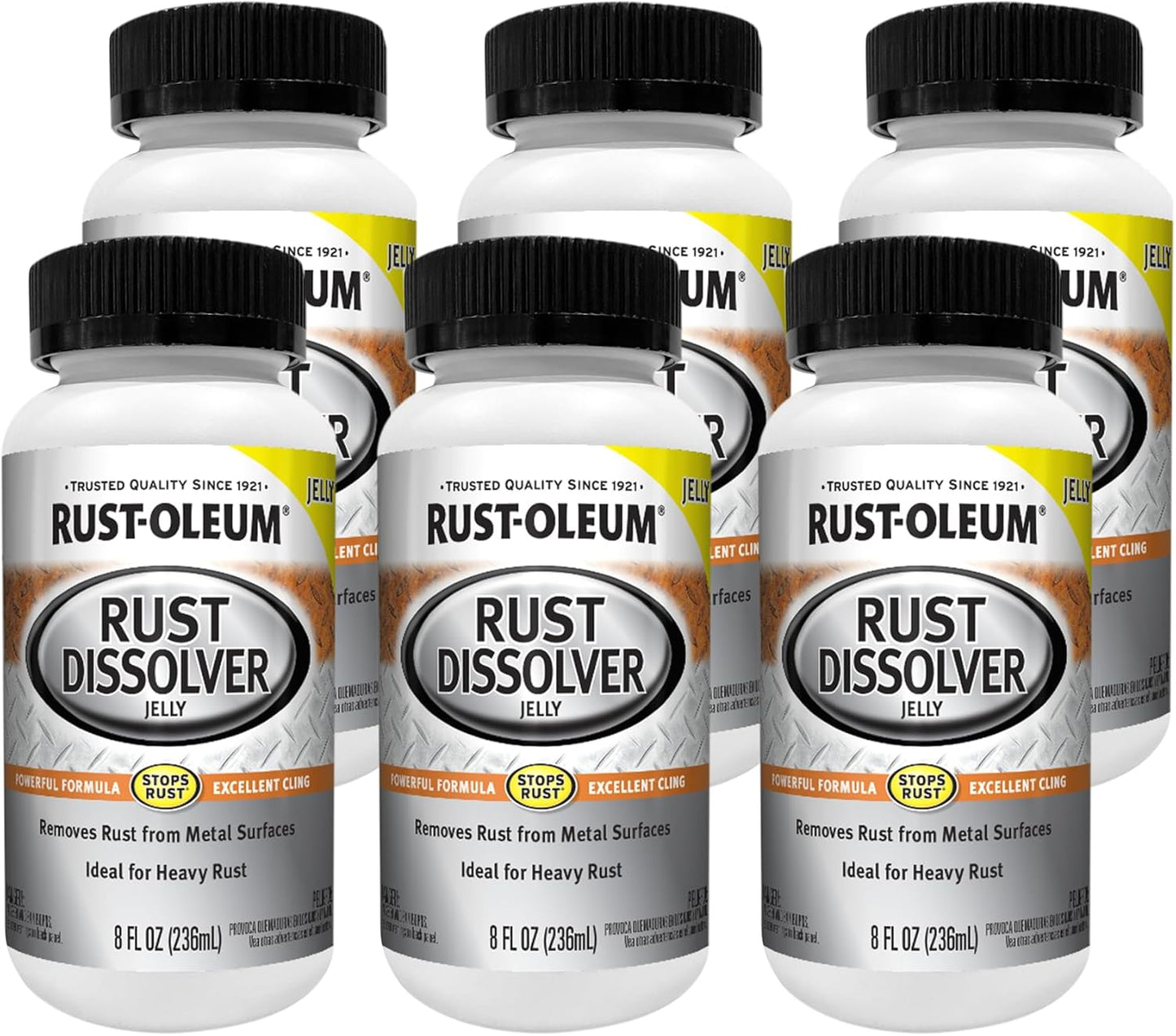 Rust Dissolver Jelly for Heavy-Duty Corrosion Removal - 8 oz