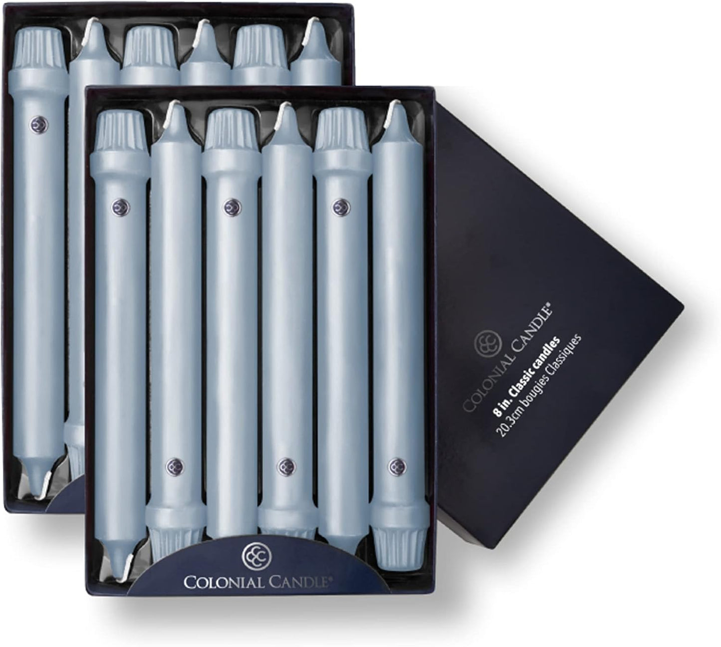 Colonial Candle Unscented Taper Candle, Classic Collection