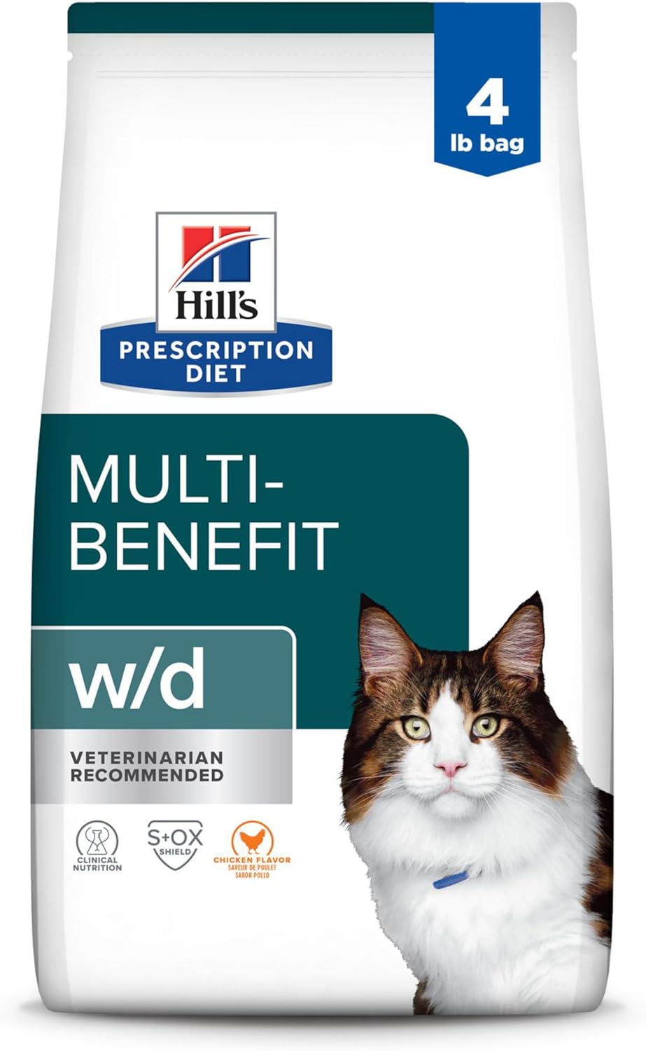 Hill's Prescription Diet w/d Multi-Benefit Cat Food for Health