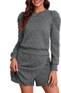 Fisoew Women's 2 Piece Lounge Wear Set for Cozy Comfort