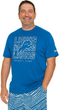 Zubaz NFL Men's Team Graphic T-Shirt (Small - 5XL) - Bold Team Style