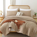 Twin/Twin XL Comforter Set Taupe Brown - Lightweight Dorm Essential