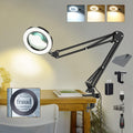 10X Magnifying Glass with Light and Clamp - Hands Free Magnifier
