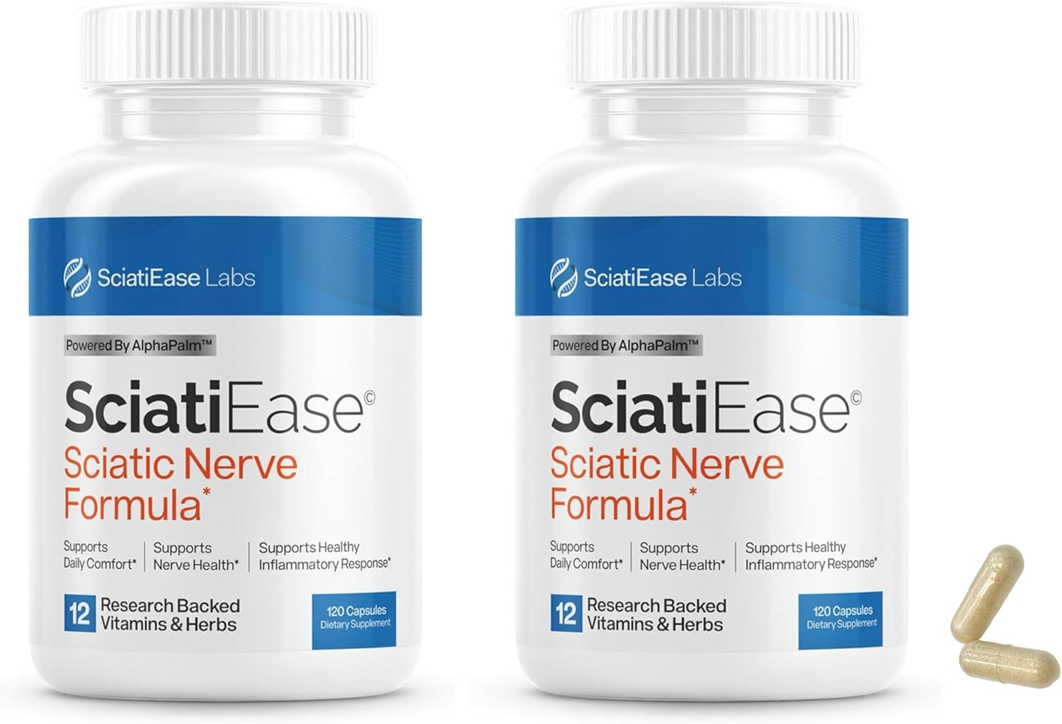 Sciatic Nerve Support Supplement with AlphaPalm & Vitamin B