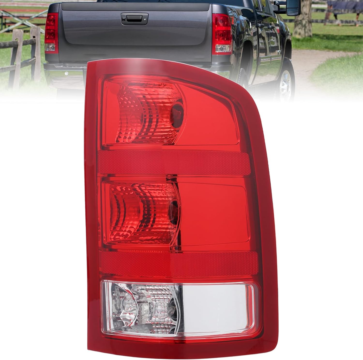 Boine Right Passenger Side Tail Light for GMC Sierra 2007-2013