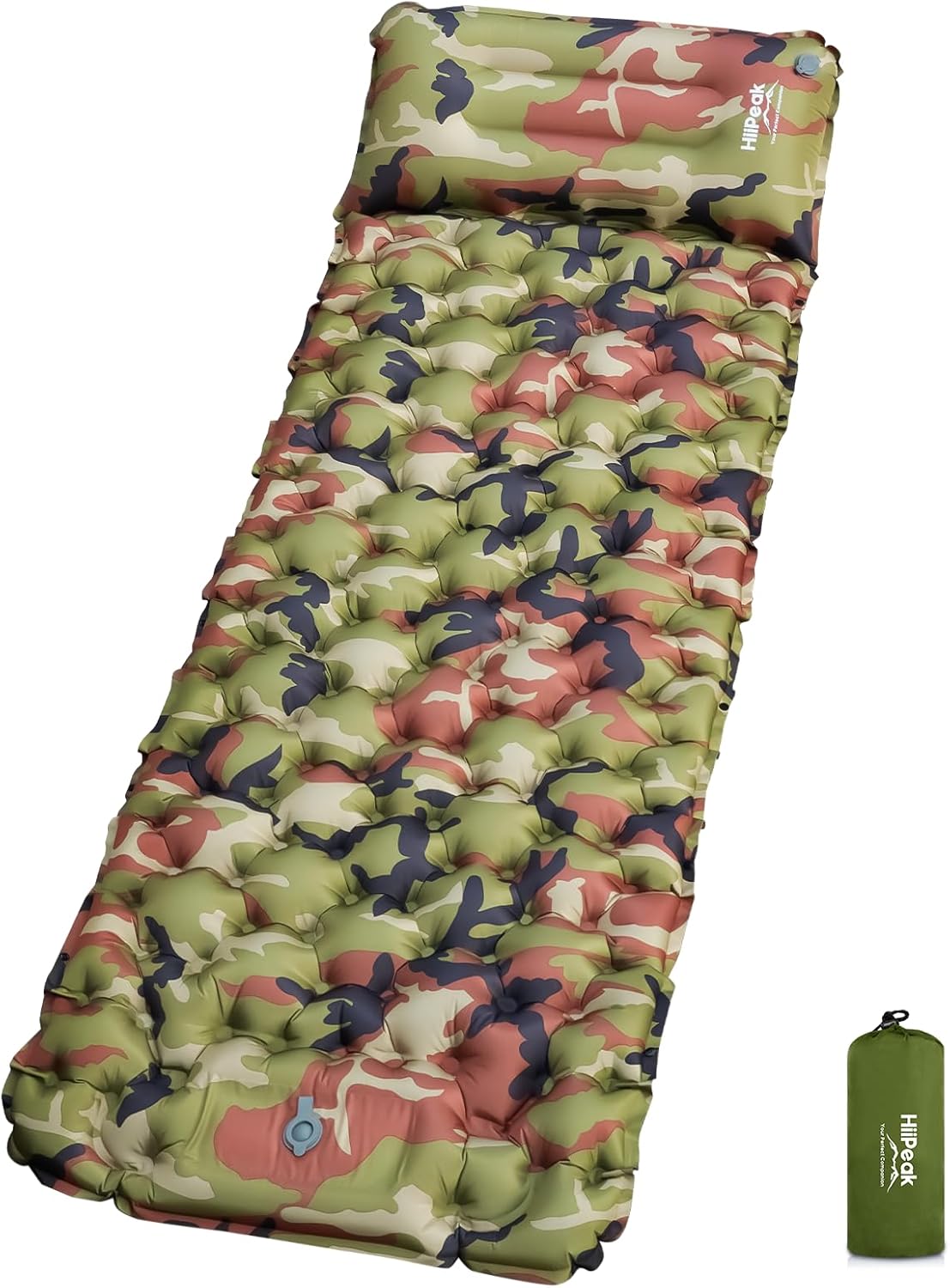 Ultra Light Camping Pad - Built-in Pump & Pillow