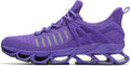 Womens Athletic Tennis Walking Shoes - Slip On Comfort Sneakers