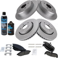 TRQ Brake Pad & Rotor Kit for Jeep Commander & Grand Cherokee