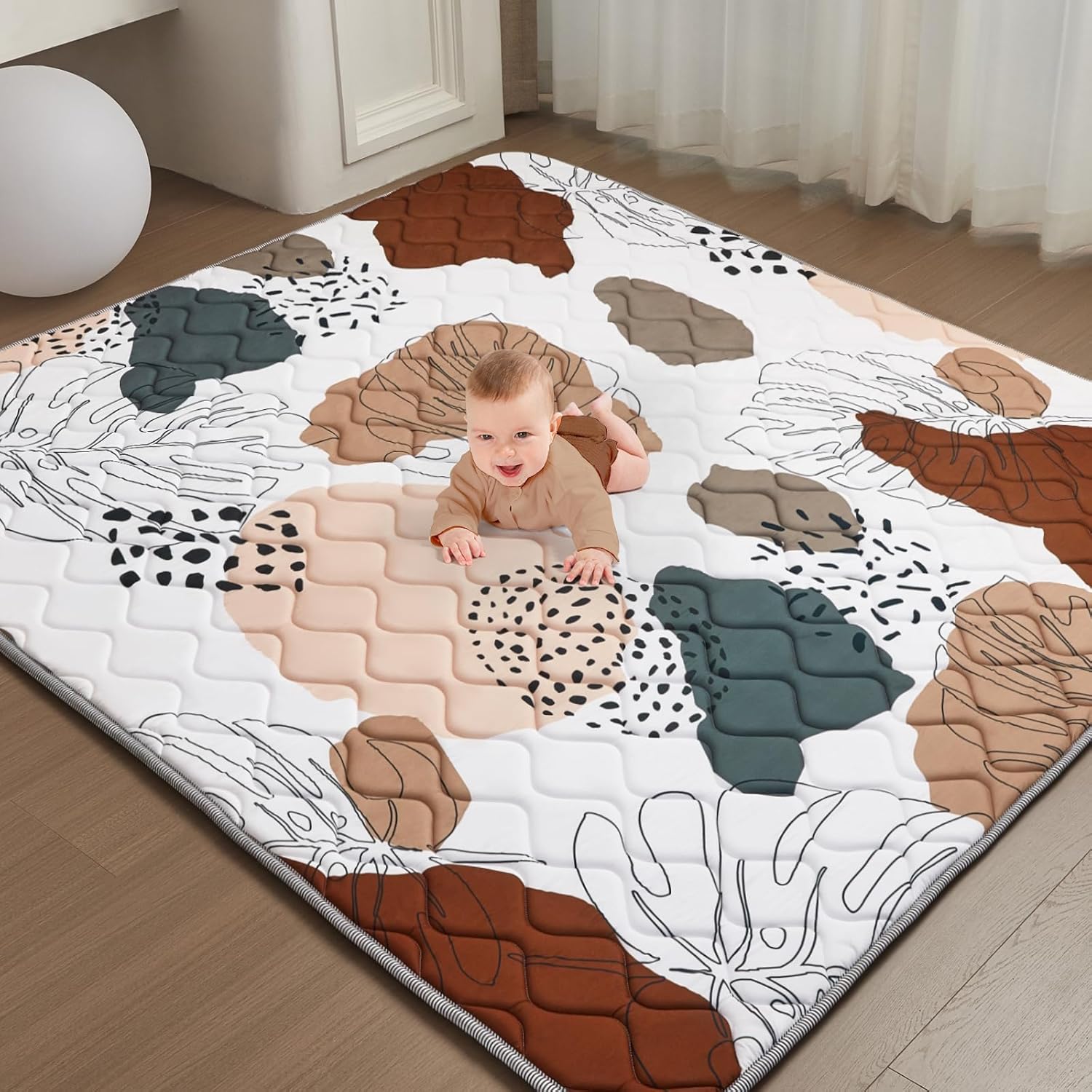 Baby Play Mat - Thicken 71x59 Inch Soft Foam Crawling Mat