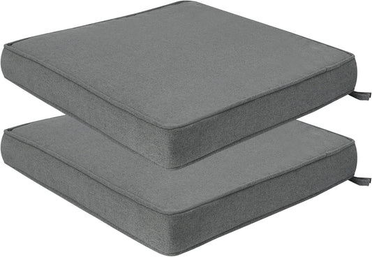 Outdoor Chair Cushions 18x18 Inch Set of 2 for Patio Comfort