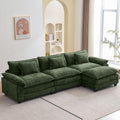 120in Modular Sectional Sofa - Comfy Cloud Couch for Deep Seating Home