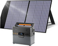ALLPOWERS 300W Portable Power Station with 100W Solar Panel - Compact