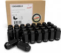 Wheel Accessories Parts 32 Pc M14x1.5 Bulge Acorn Lug Nuts - Black