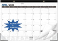 2025-2026 Desk Calendar Large Desk Pad Calendar 17in x 12in - Clean