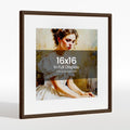 16x16 Picture Frame Natural Oak Wood for Family Graduation Display