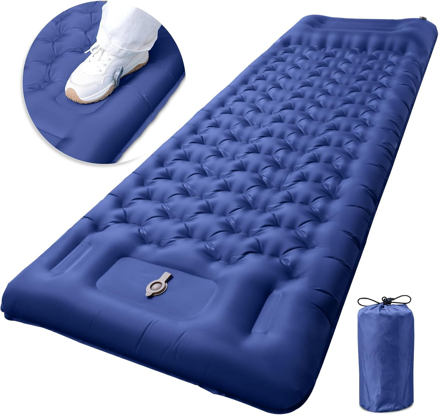 Inflatable Camping Sleeping Pad with Pillow for Ultimate Comfort
