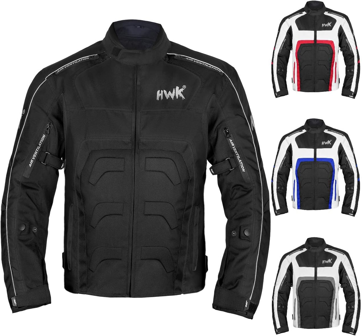 HWK Spyder Motorcycle Jacket for Men: All Season Comfort & Safety