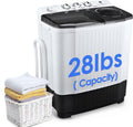 Anypro Portable Twin Tub Washer/Dryer Combo - 28 Lbs Capacity