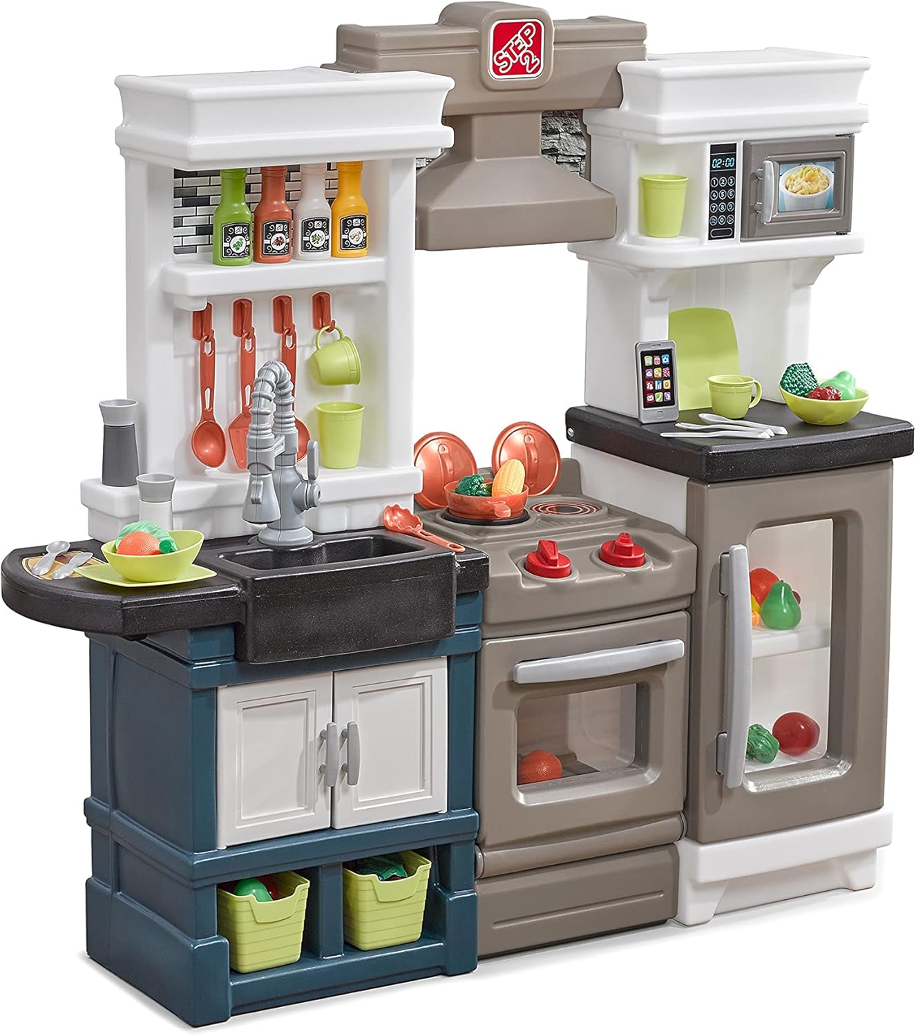 Step2 Modern Metro Kitchen Set for Kids with 30+ Accessories