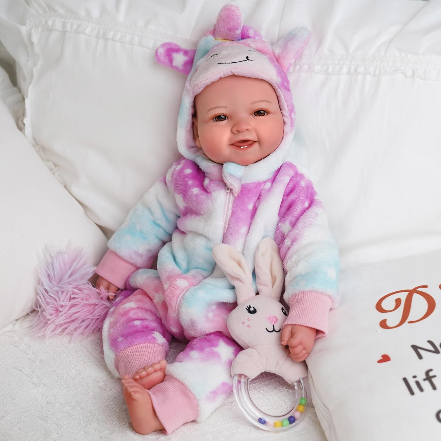 Realistic 17'' BABESIDE Baby Doll with Accessories