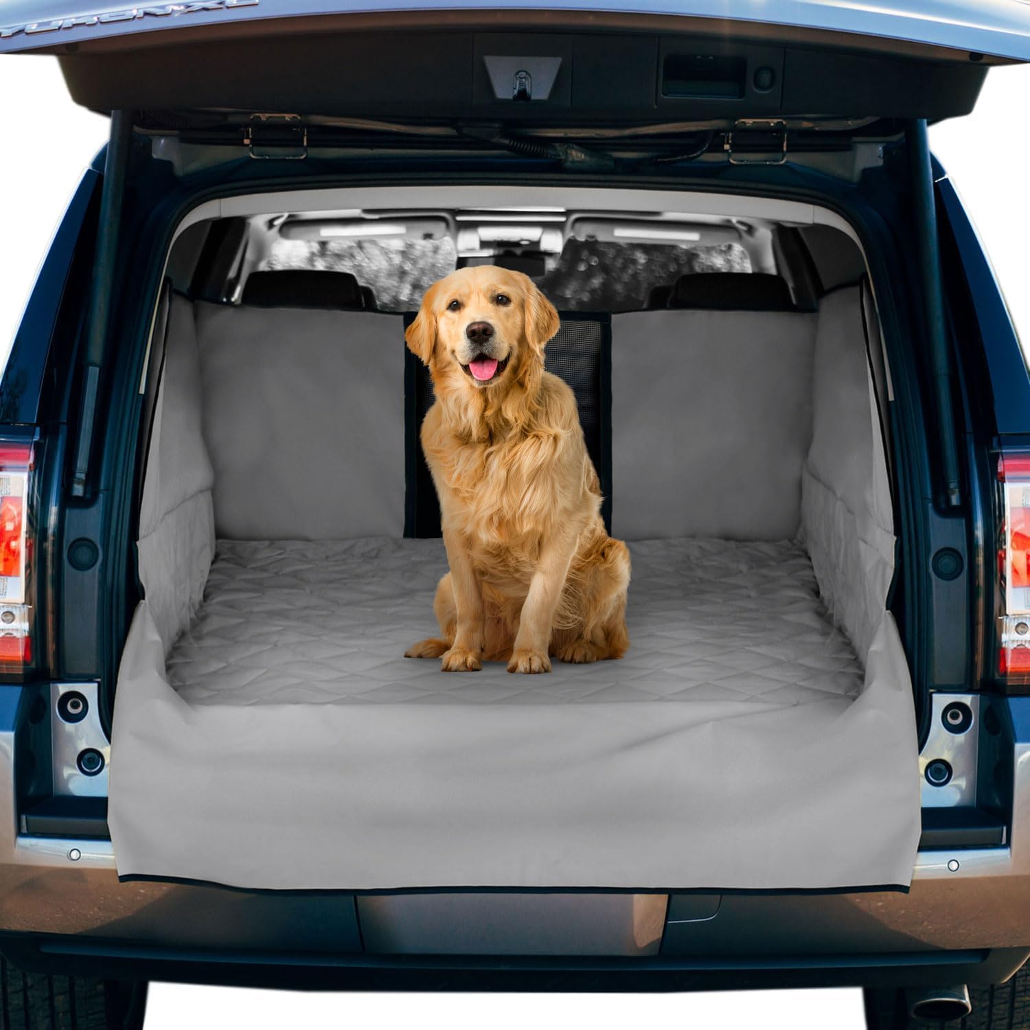 FrontPet SUV Cargo Liner for Dogs - Water-Resistant Cover Mat