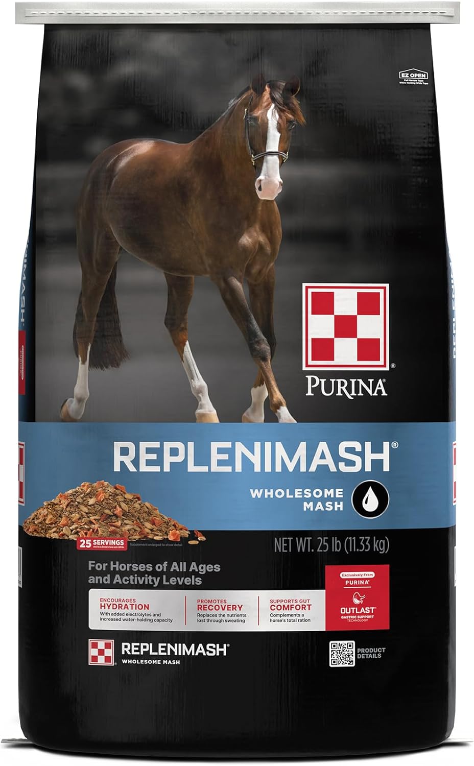 Purina RepleniMash for Horse Recovery - 25 Pound Nutritional Support