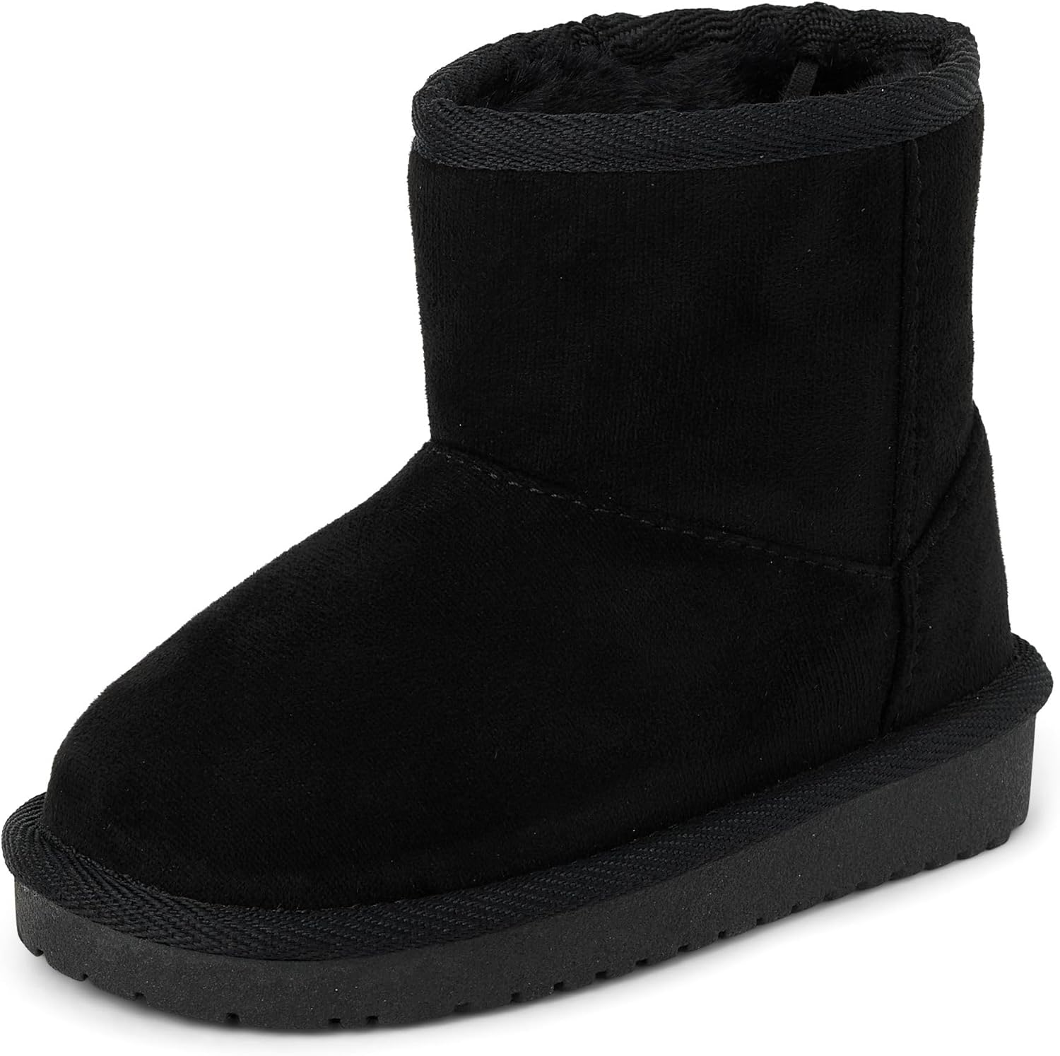 Classic Ankle Boots for Girls - Faux Fur Lined Comfort
