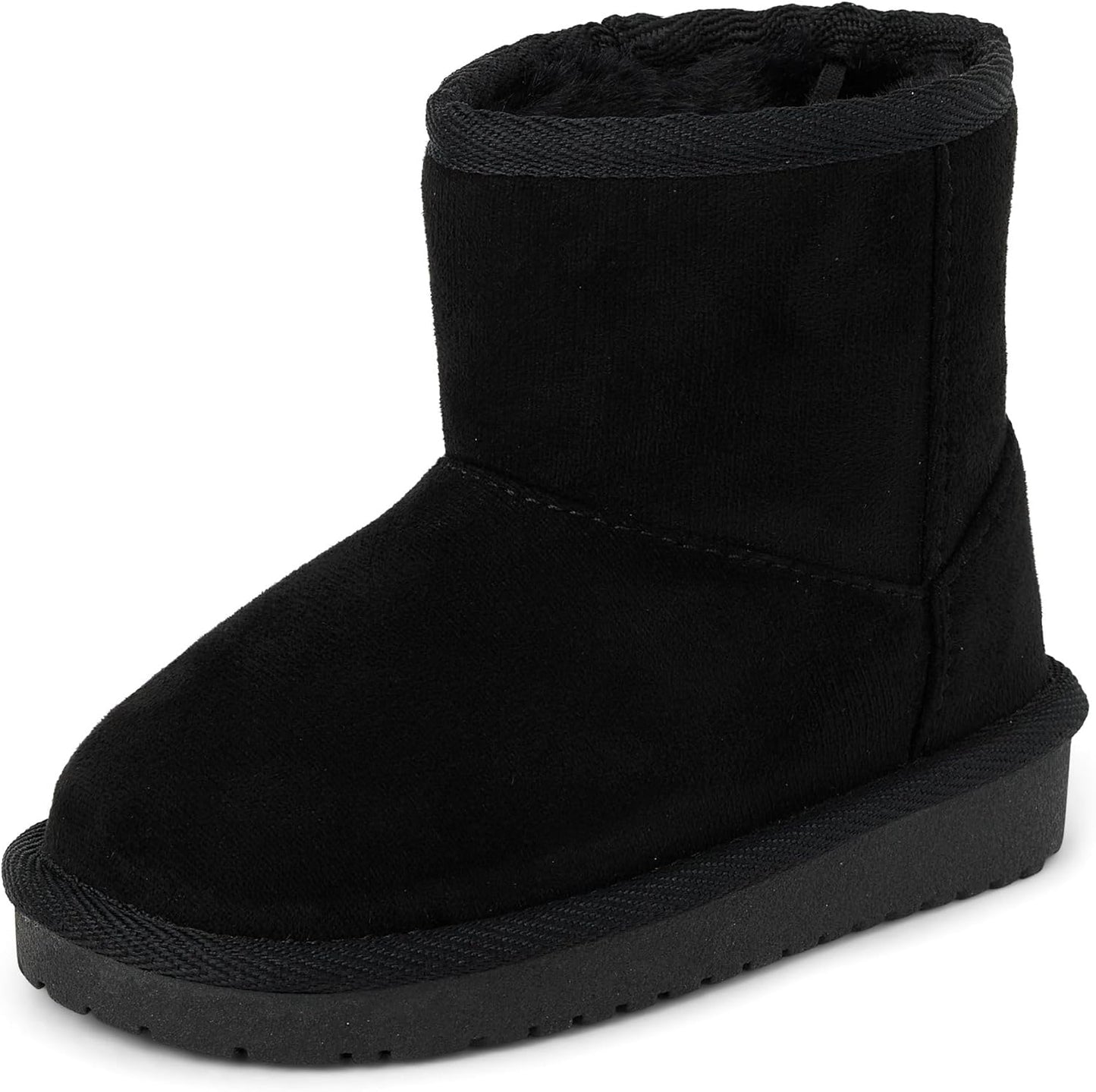 Classic Ankle Boots for Girls - Faux Fur Lined Comfort