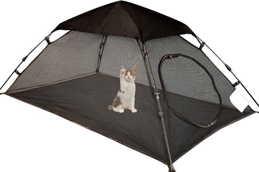 Portable UV Sunshade Cat Tent by OUTINGPET 