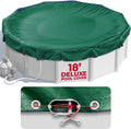18 ft Round Pool Cover for Above Ground Pools - Supreme Mesh