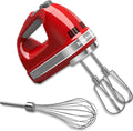 KitchenAid 7-Speed Hand Mixer Empire Red - Compact, Versatile Mixer