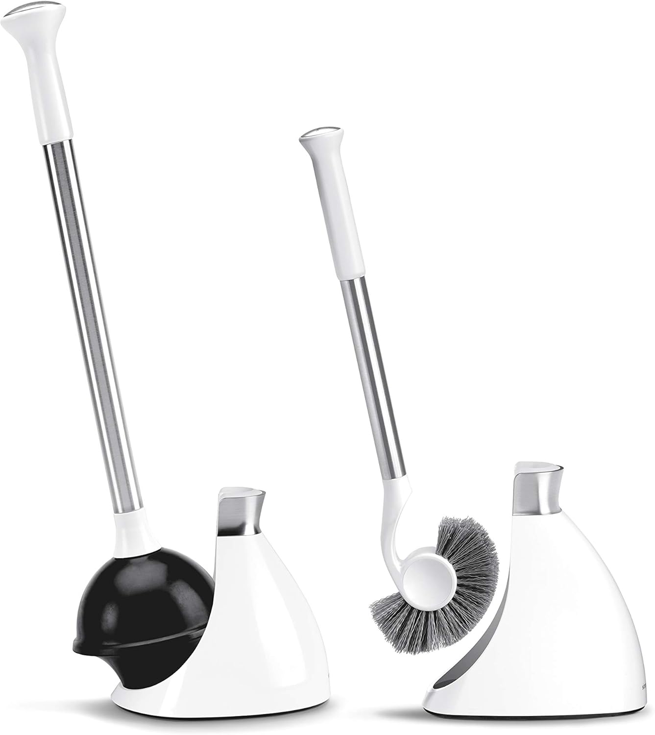 simplehuman Plunger and Toilet Brush Bundle for Efficient Cleaning