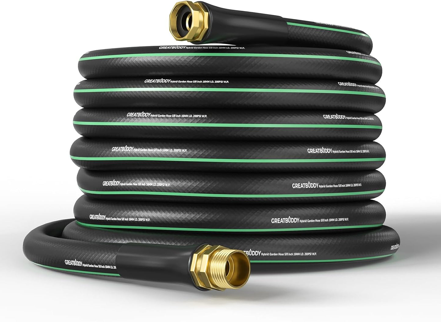 GreatBuddy 75 ft Garden Hose: Durable, Flexible & Heavy Duty