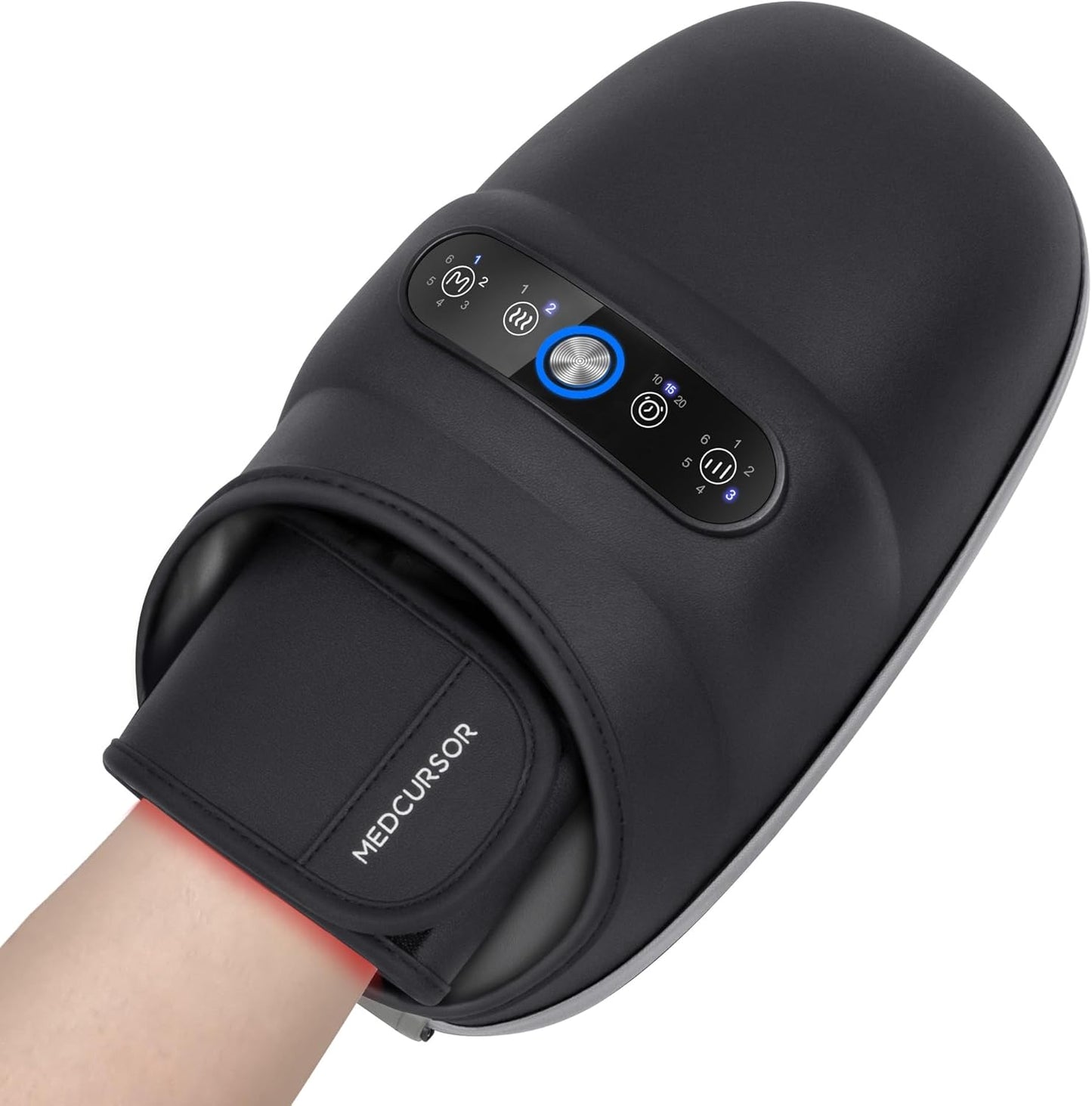 Medcursor Cordless Hand Massager with Heat & Acupressure