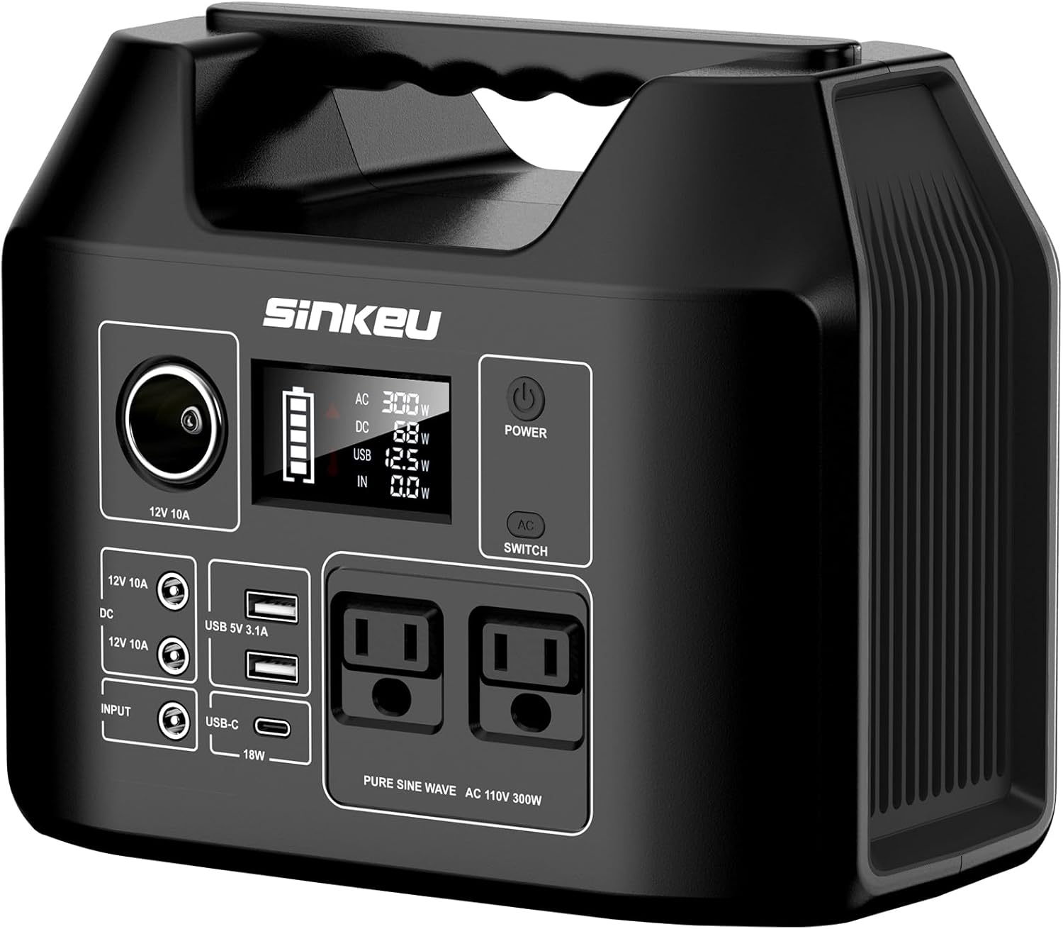 SinKeu 300W Portable Power Station: Reliable Power Anywhere!