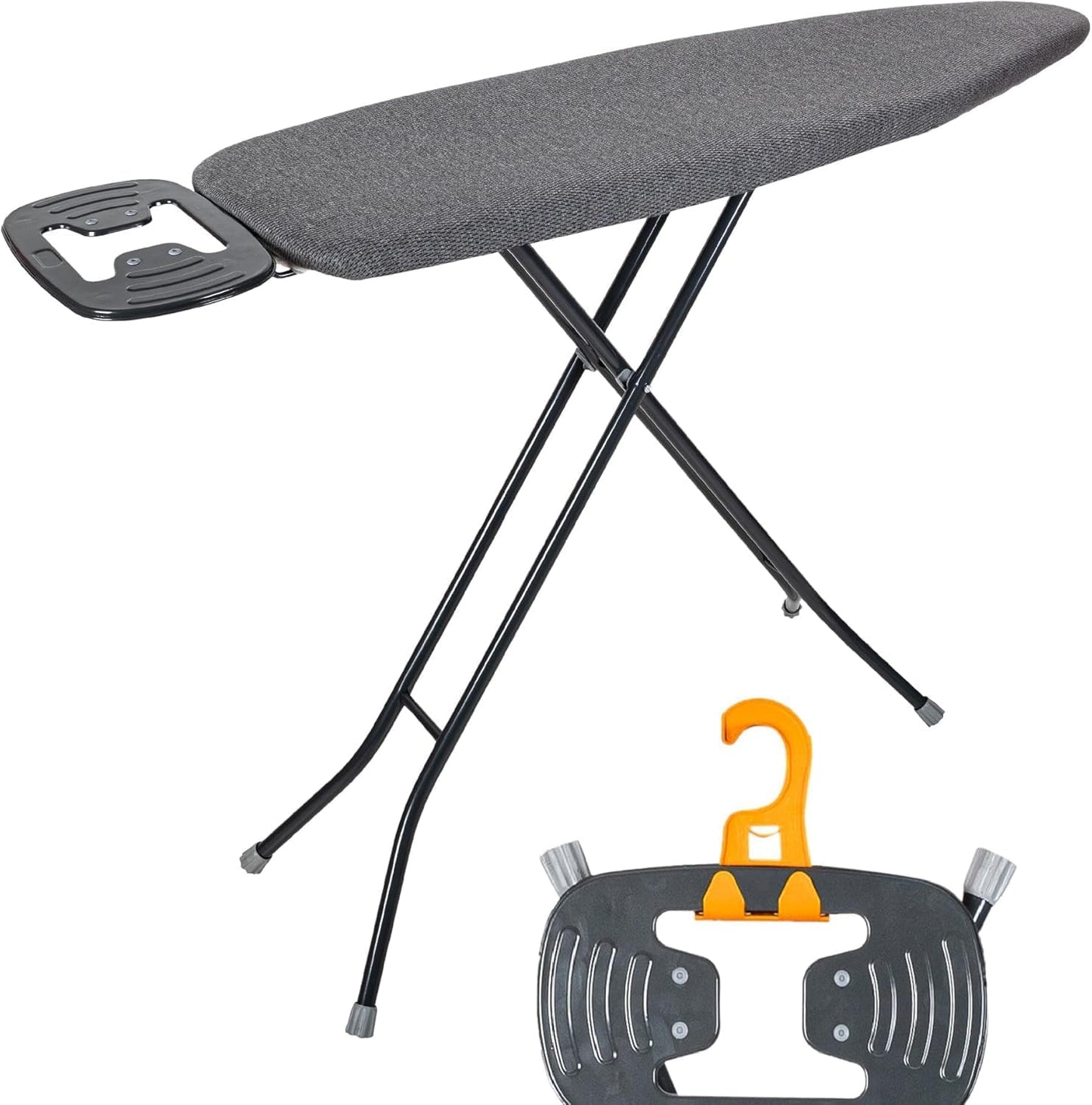 Compact Ironing Board with Iron Rest for Space Saving Needs
