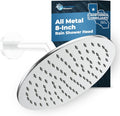 HammerHead Showers 8 in Rainfall Shower Head CHROME - High Pressure