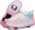 Roller Skate Shoes for Kids 2 in 1 Detachable Wheeled Sneaker - Easy