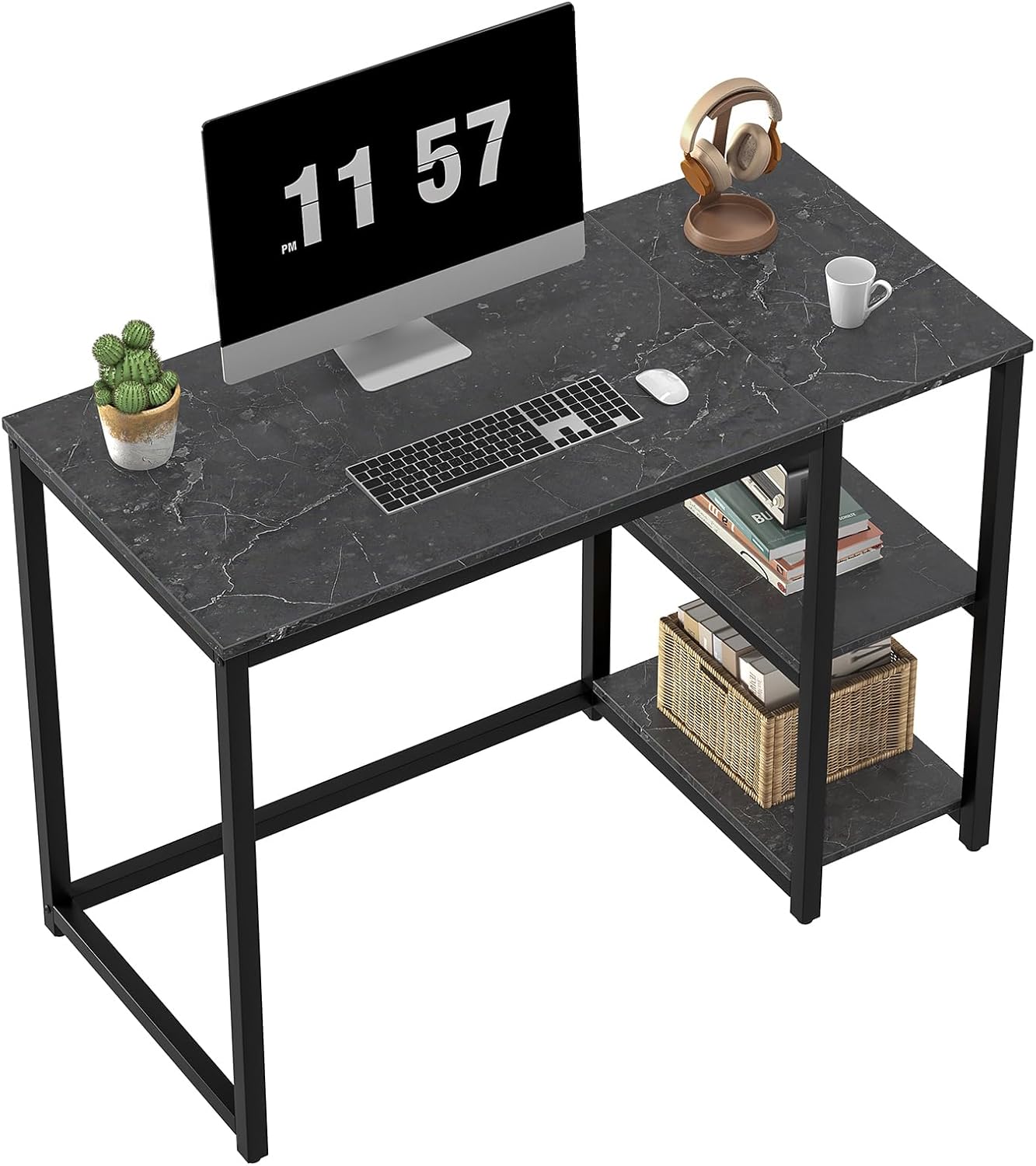 SINPAID 40 Gaming Desk with Ample Storage