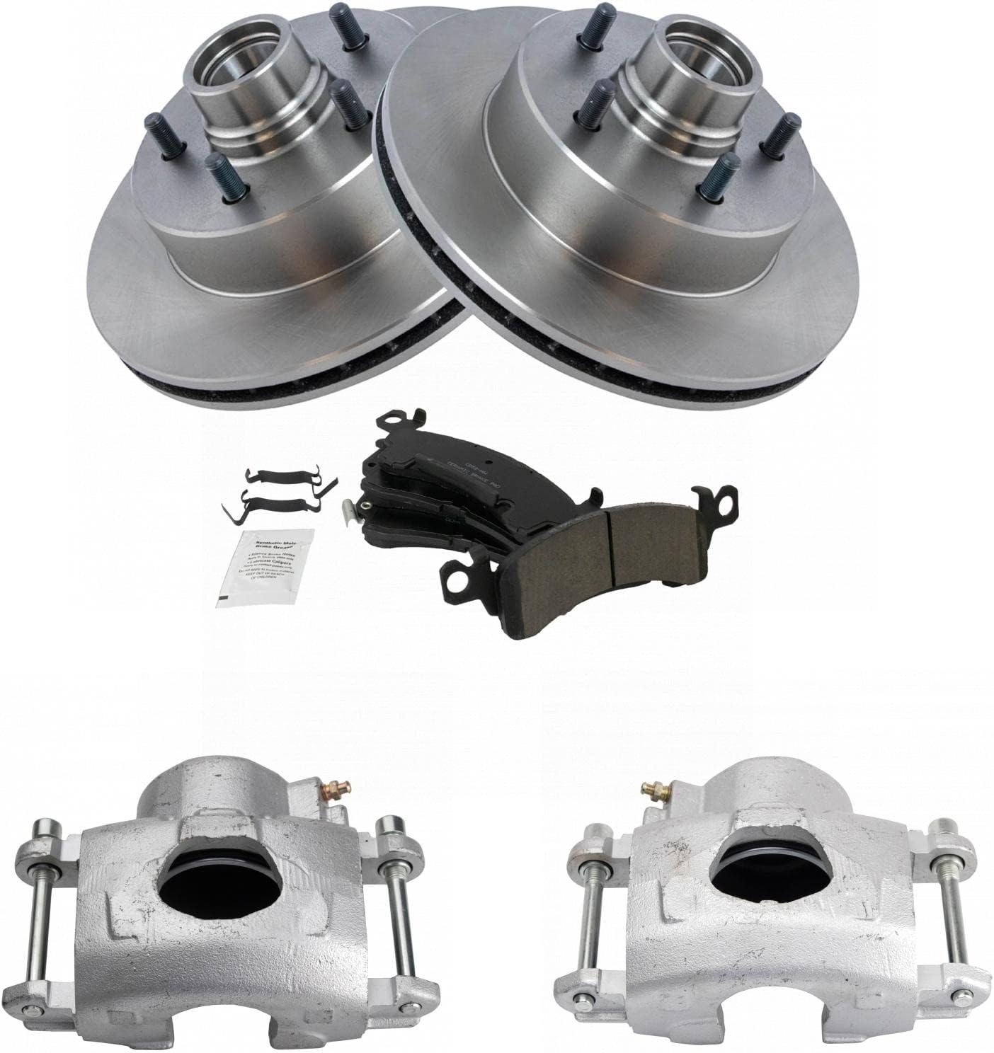 TRQ Front Brake Pad & Rotor Kit for Chevrolet Astro & GMC Safari