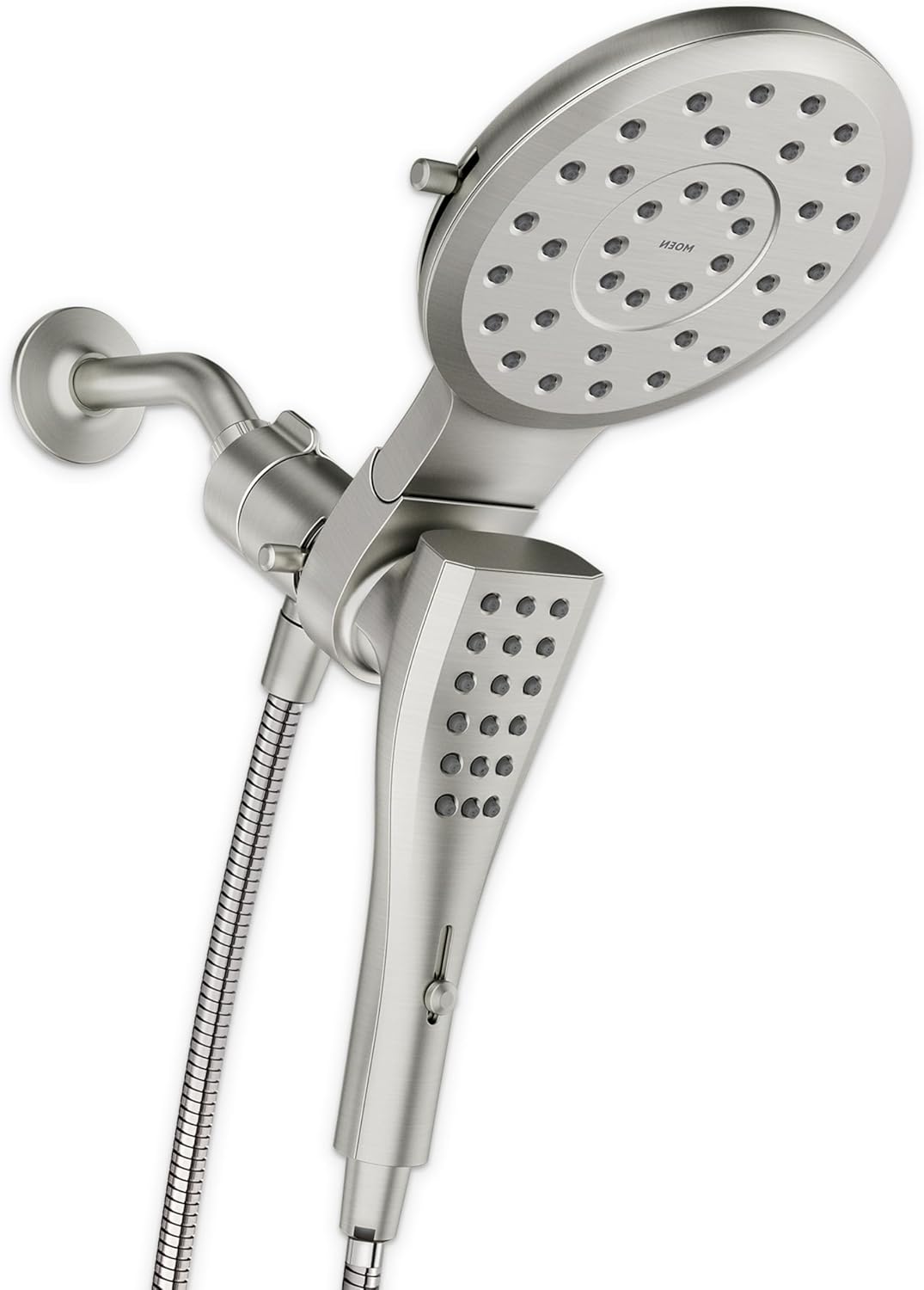 Moen Verso Brushed Nickel Shower Head with Handshower Combo