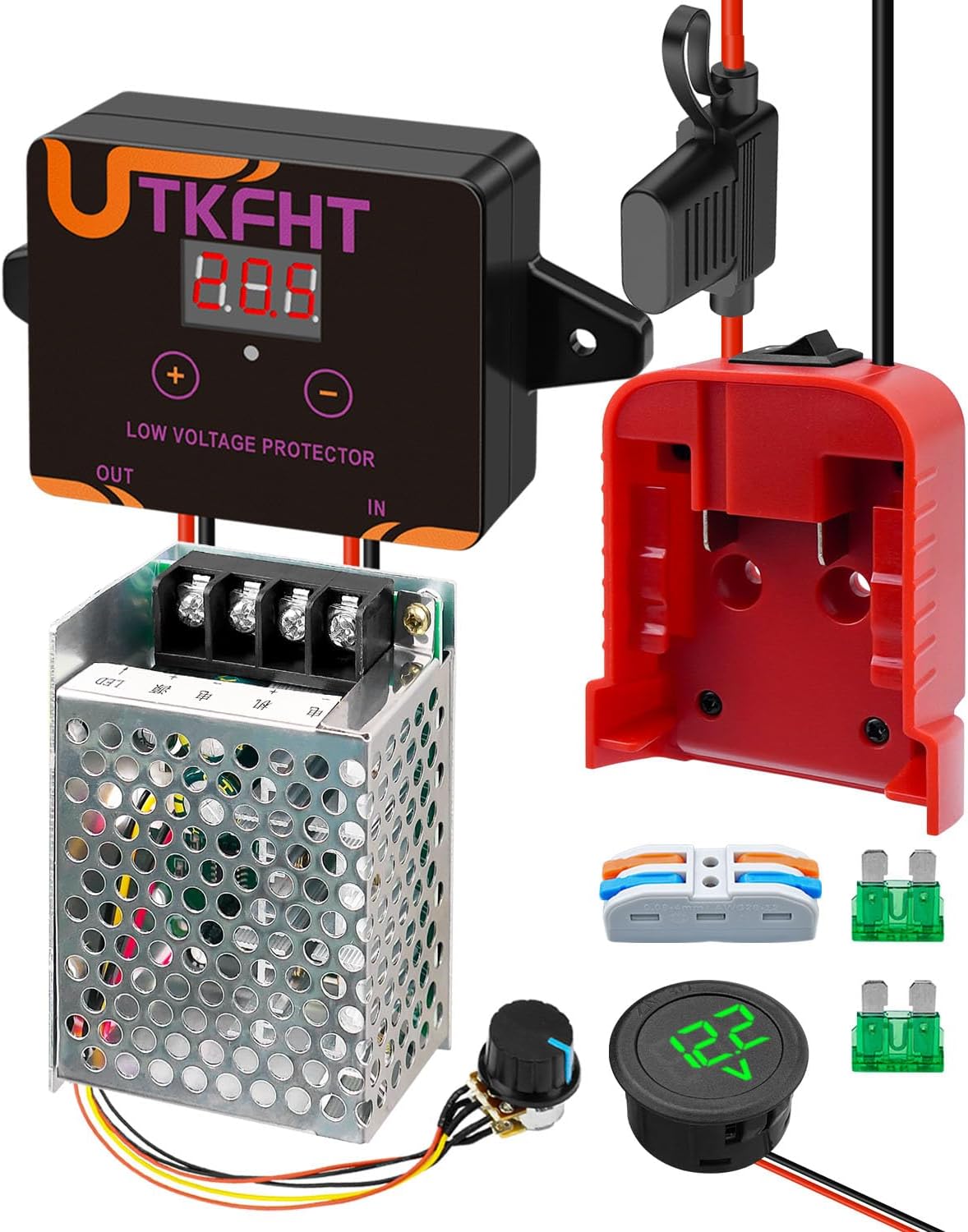 Upgrade Power Wheel Battery Adapter Kit for Milwaukee M18 18V