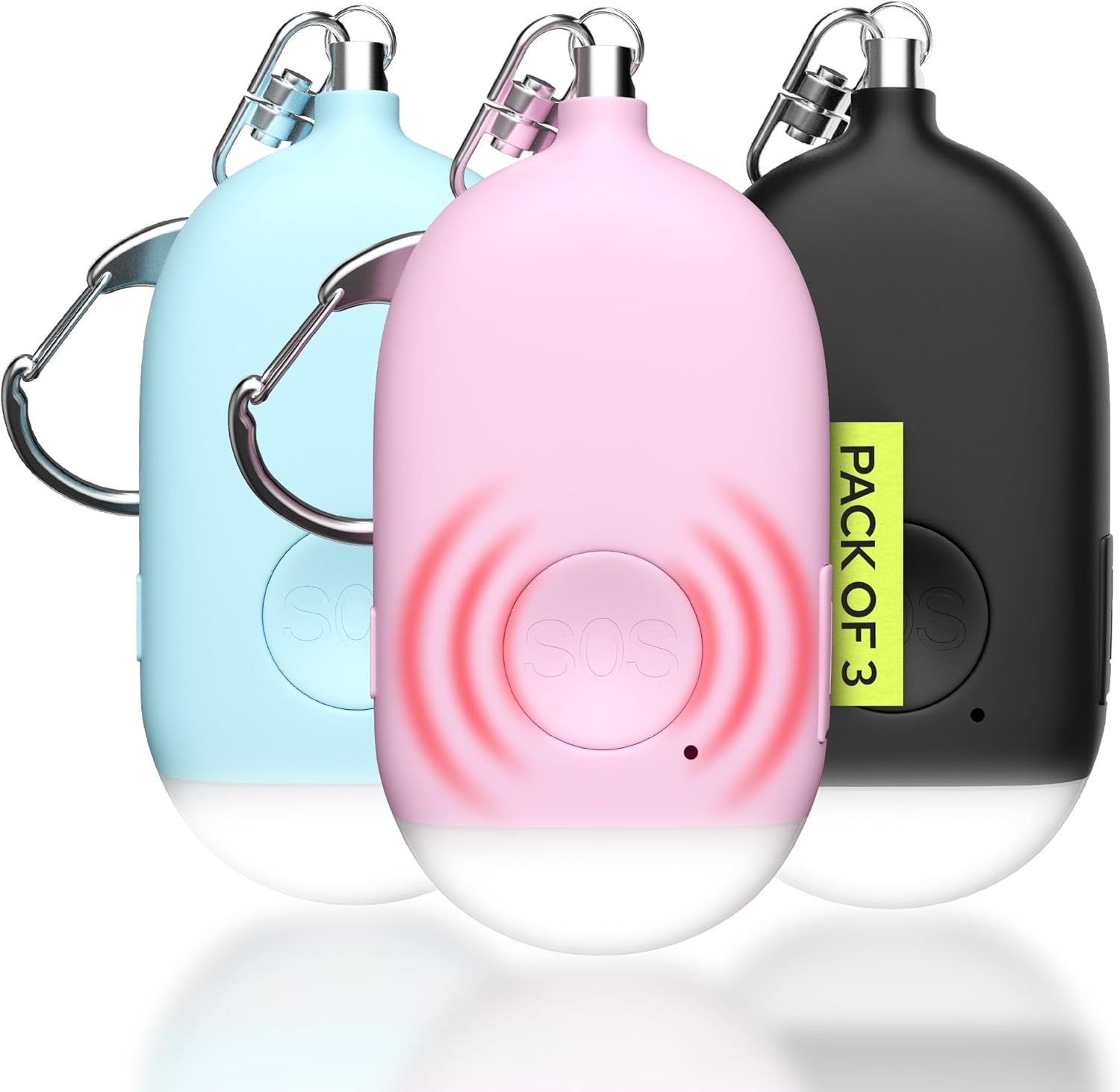 Weten Rechargeable Personal Alarm Keychain for Women Safety
